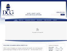 Tablet Screenshot of dahercapitalgroup.com